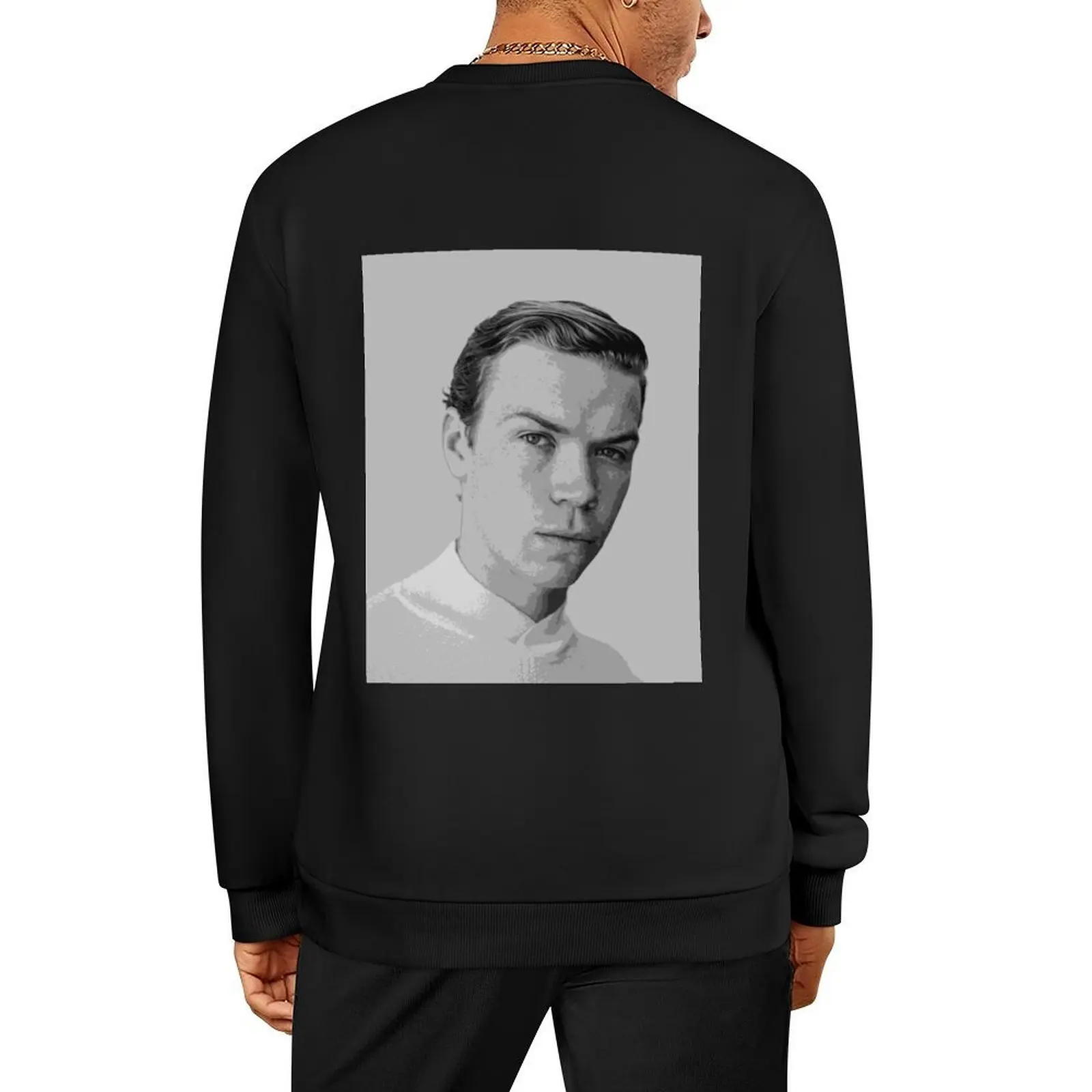 

Will Poulter Pop Art Portrait Pullover anime clothing autumn new products male clothes korean style clothes men's sweatshirt