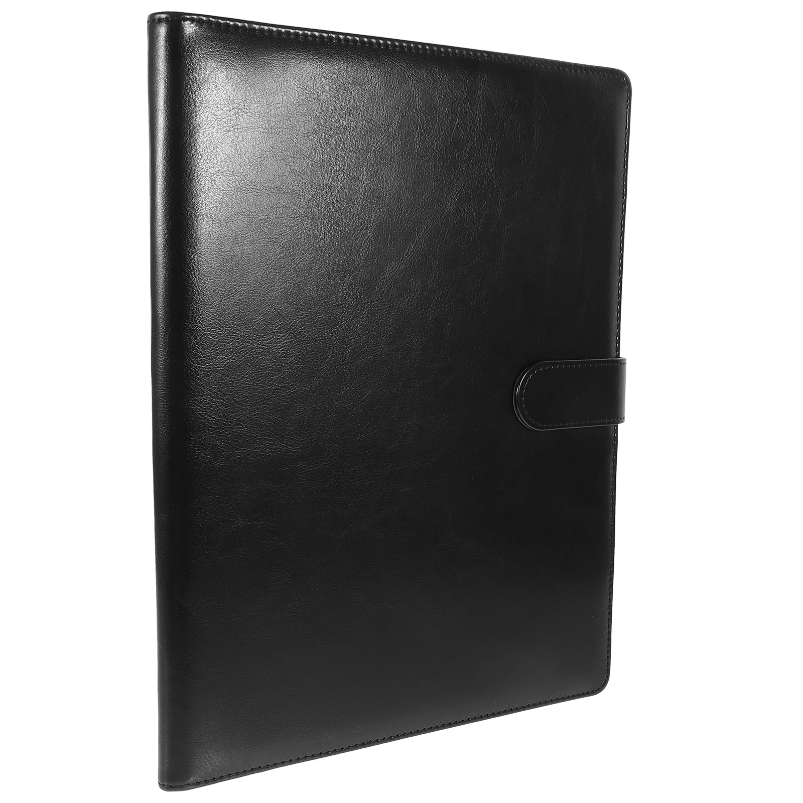 

Interlayer Pu Portfolio Organizer Binder Document Folder Metal Clips Business Card Slots Pen Holder Office Conference Resume