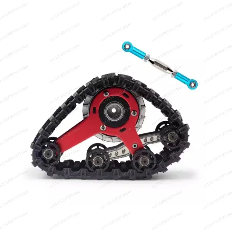 4 Pcs Metal Track Wheel Set for 1/10 RC Crawler Car, Upgrade Parts DIY Replacement