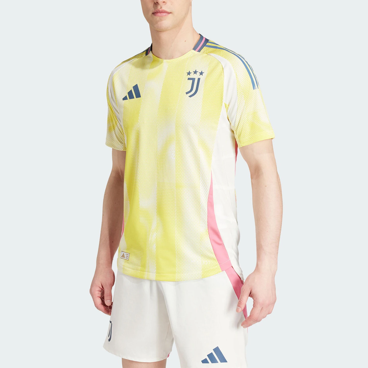 

Официальная оригинальная мужская футболка Adidas 2024 года с круглым вырезом и короткими рукавами, влагоотводящая, JH1362