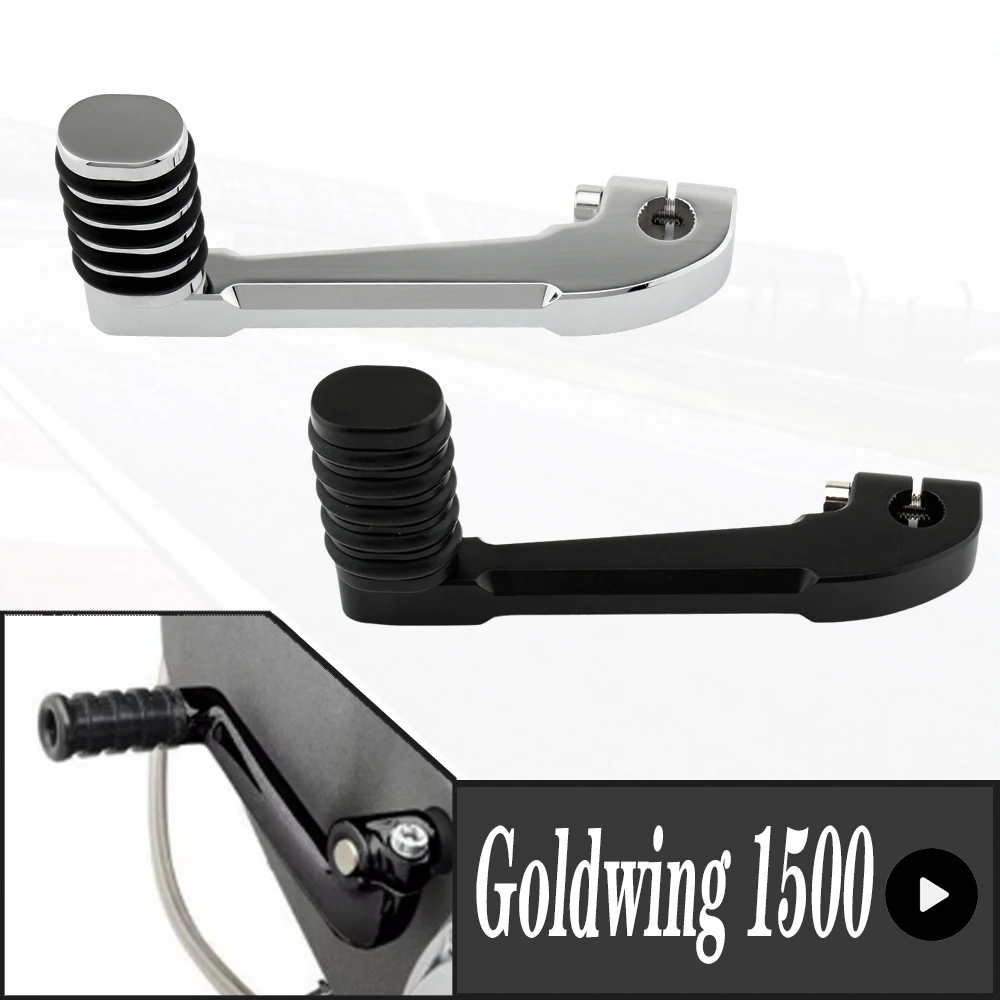 For Honda Goldwing 1500 GL1500 1988-2000 Chrome/Black Aluminum Motorcycle Shifter Shift Lever Durable Gear Shifting