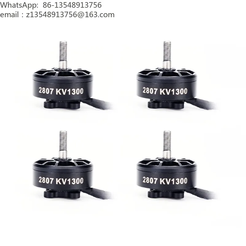 2807 KV1300 RC Brushless Motor 3-6S 7 Inch FPV Racing Quadcopter Aircraft Spare Motor 1 Piece Price
