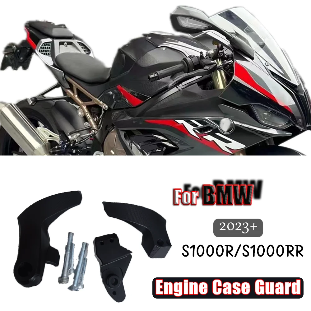 

For BMW S1000RR 2023+ CNC Engine Guard Engine Case Saver Cover Crash Pad Frame Slide Crash Pads Sliders Falling Protection