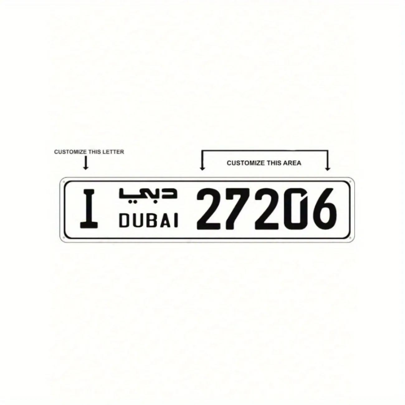 Custom Vintage KSA Motoring Plaque - Distressed Metal License Plate with Riyadh GPS Coordinates Bedouin-Style Car Decor.