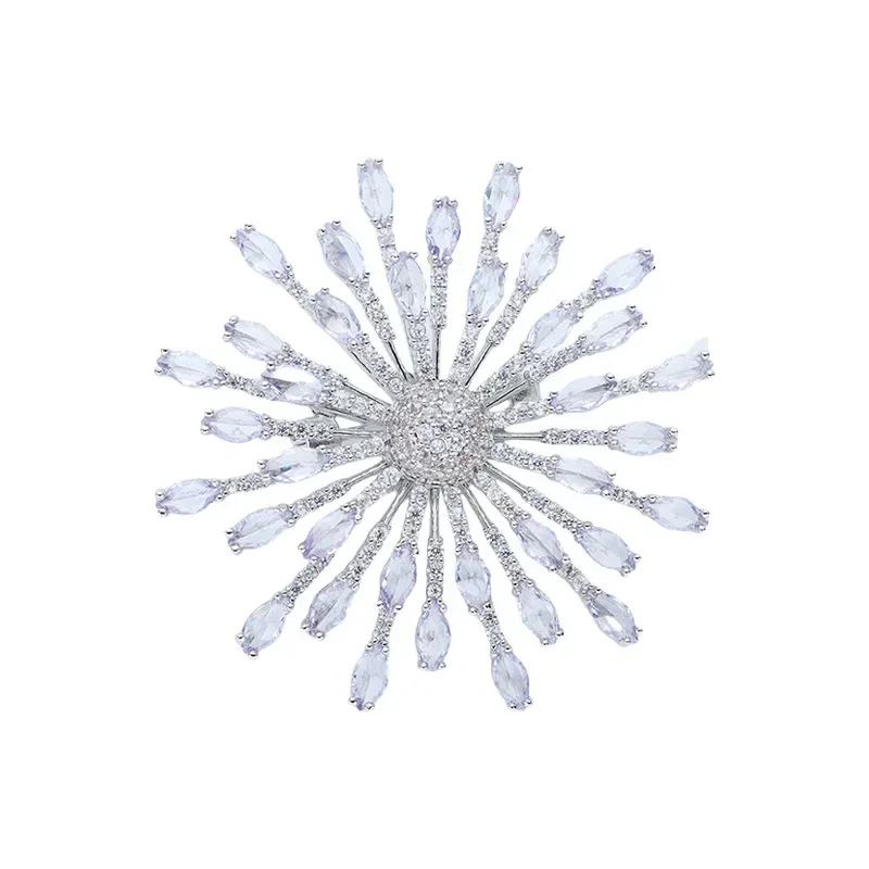 تصميم راقي، بروش للألعاب النارية فاخر وخفيف الوزن، إكسسوارات فاخرة ورائعة، بروش