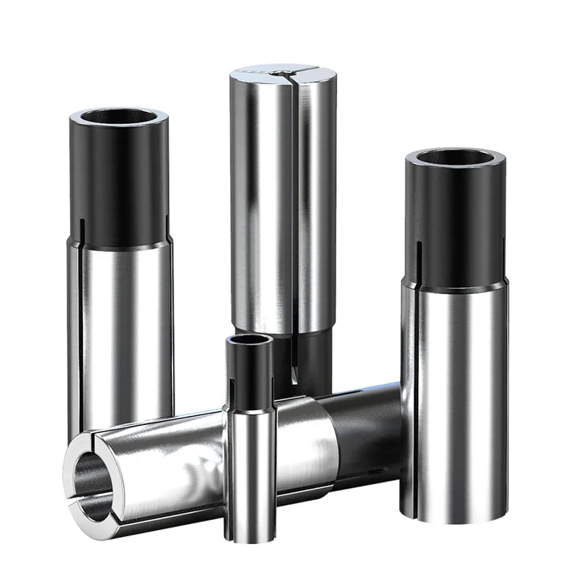 Collet Adaptor Collet Chuck Conversion Sleeve Shank Speed Dril CNC Spindle Milling Machine Toolsl 1/2" 1/4" 1/8" to 4/6/8/10mm