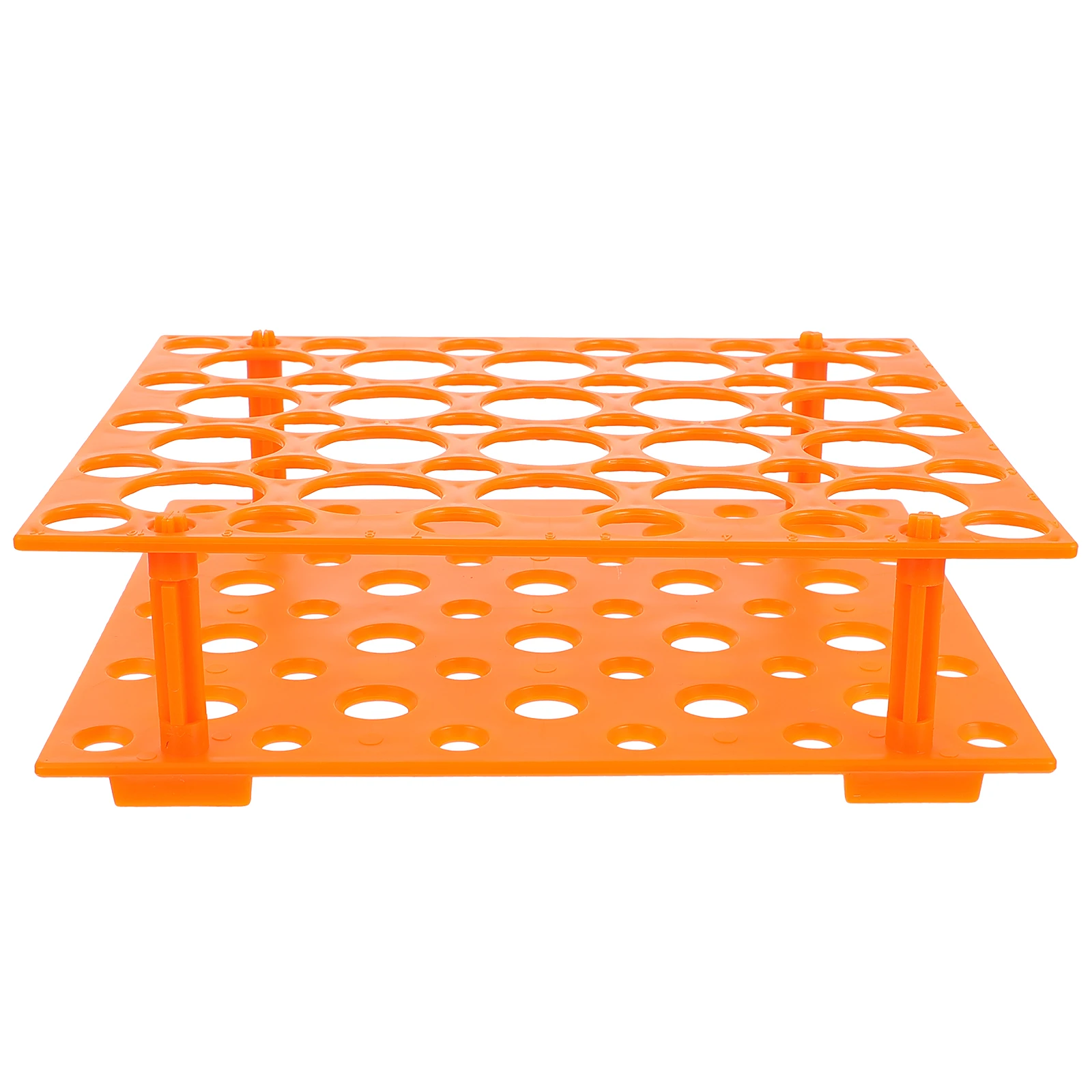

50 Holes Tube Rack Plastic Holder Lightweight Temp Resistance Microcentrifuge Storage Shelf Mount Bracket Lab Test