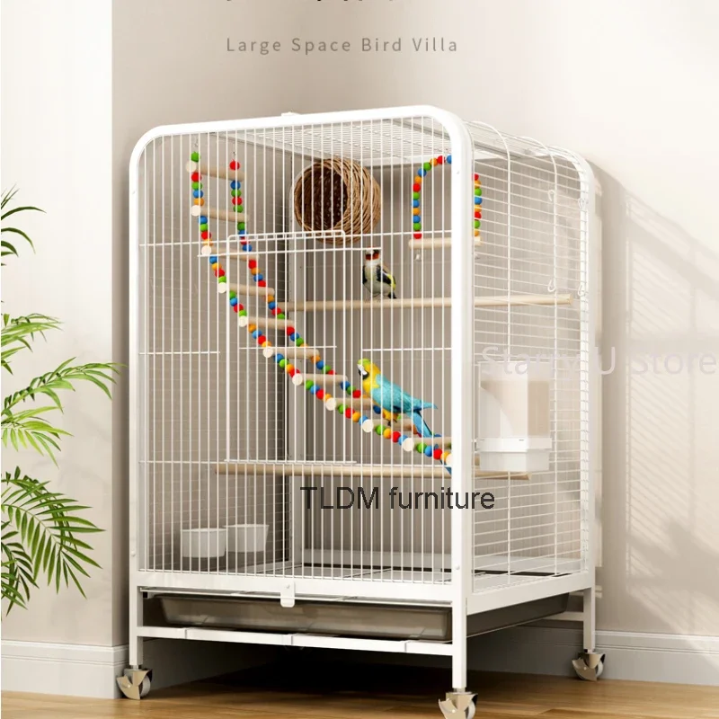 

Toys White Bird Cage Accessories Parrot Palomas Passaros Bird Feeder Gaiola Hammocks Cage Pour Oiseaux Bird Cage Accessories