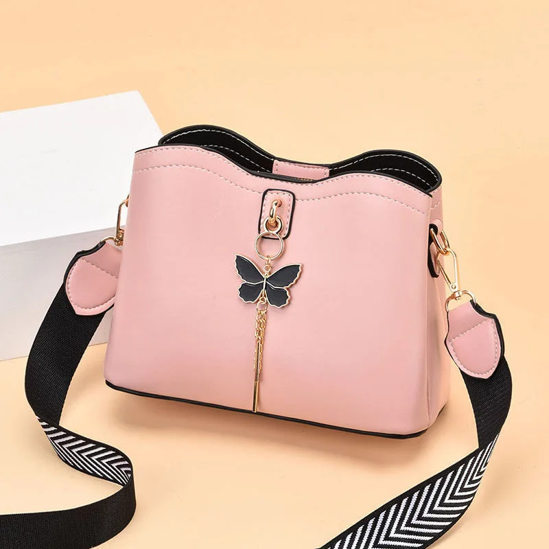 Women Fashion High Quality Casual Handbag New Designer Luxury PU Leather Messenger Bag Ladies Crossbody Female Tote Shoulder Bag