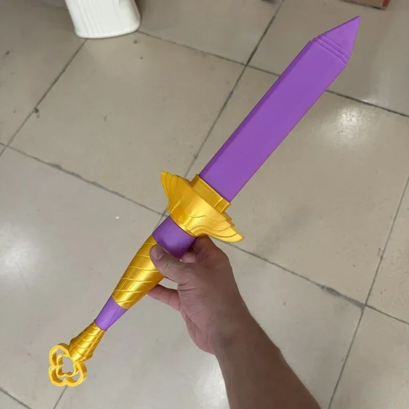 Demonio dibujos animados juego de rol cazadores Halloween Rumi espada larga cuchillo accesorios trajes brazos carnaval Cosplay accesorios de disfraz