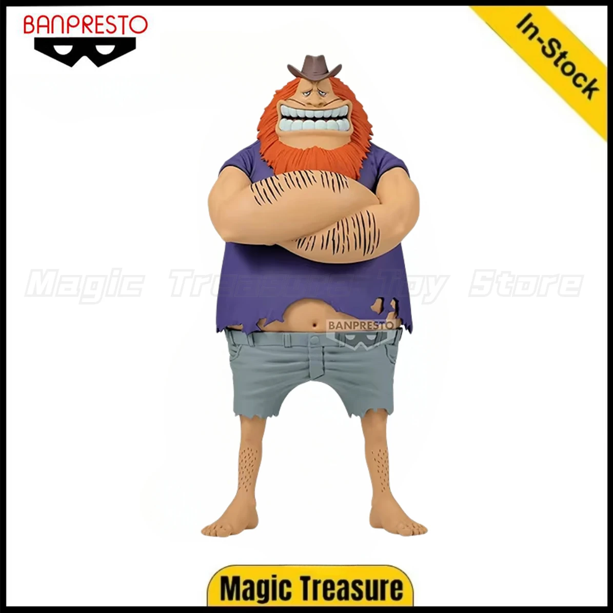 

【В наличии】Оригинальные фигурки BANPRESTO DXF THE GRANDLINE SERIES ONE PIECE Jaguar·D·Saul, аниме-модель куклы
