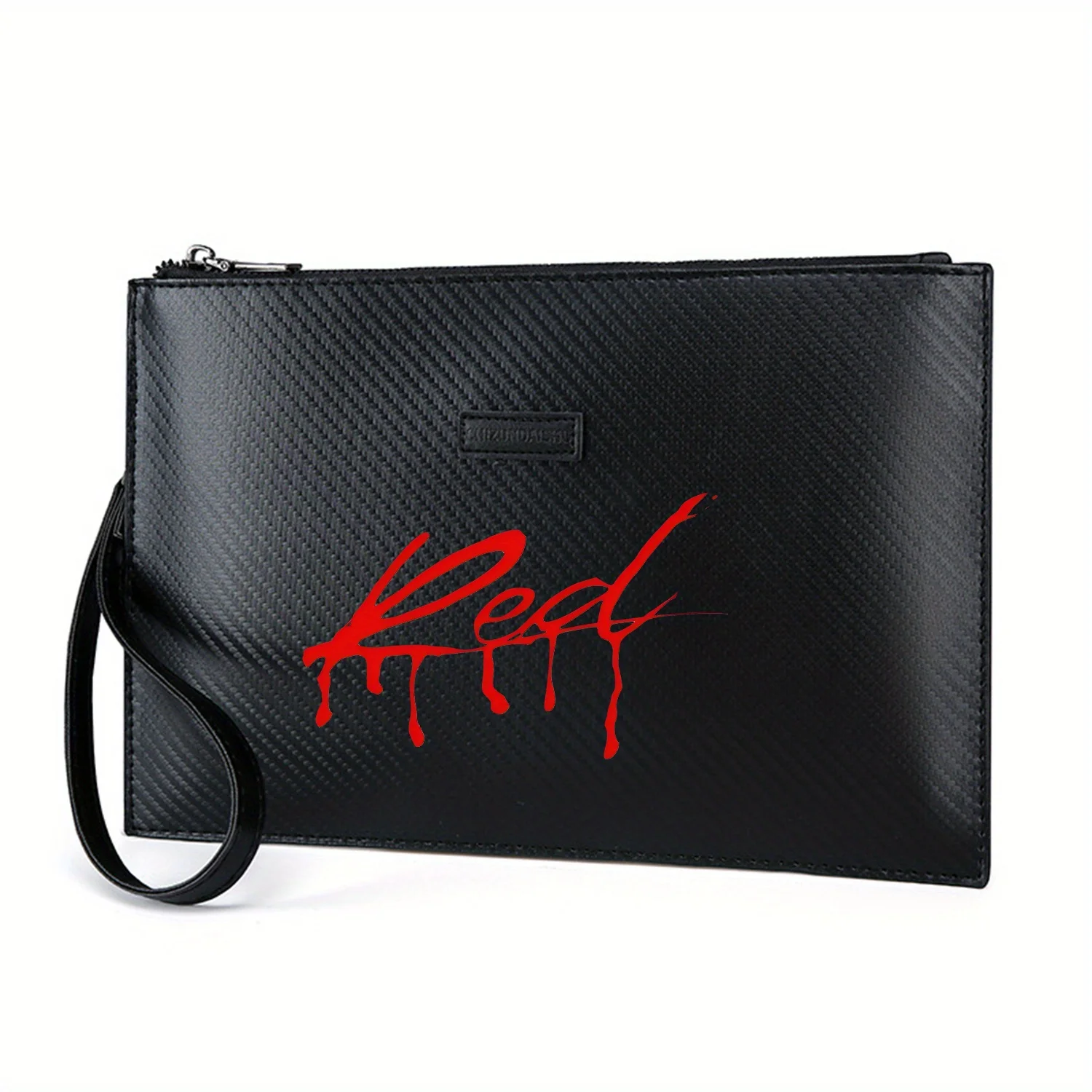 

Red drips bold Bloody Splash Effect Элегантная мужская сумка из искусственной кожи с принтом Модная и практичная для повседневной носки
