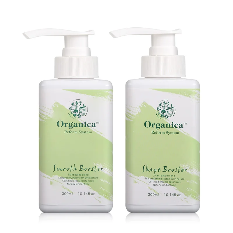 Creative Set 100% Healthy Organic Botanicals Mixed 300ml Without Any Hyde Shape+Smooth Booster Straighten and Smooth Cruly Hair