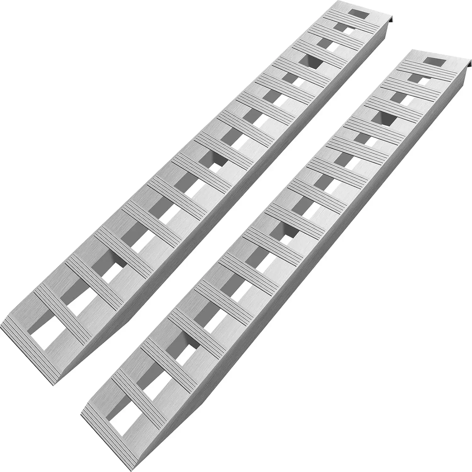 84x14 Inch Aluminum Ramps 6000LBS Capacity Car Trailer Truck ATV Ramps 1 Pair 2 Ramps