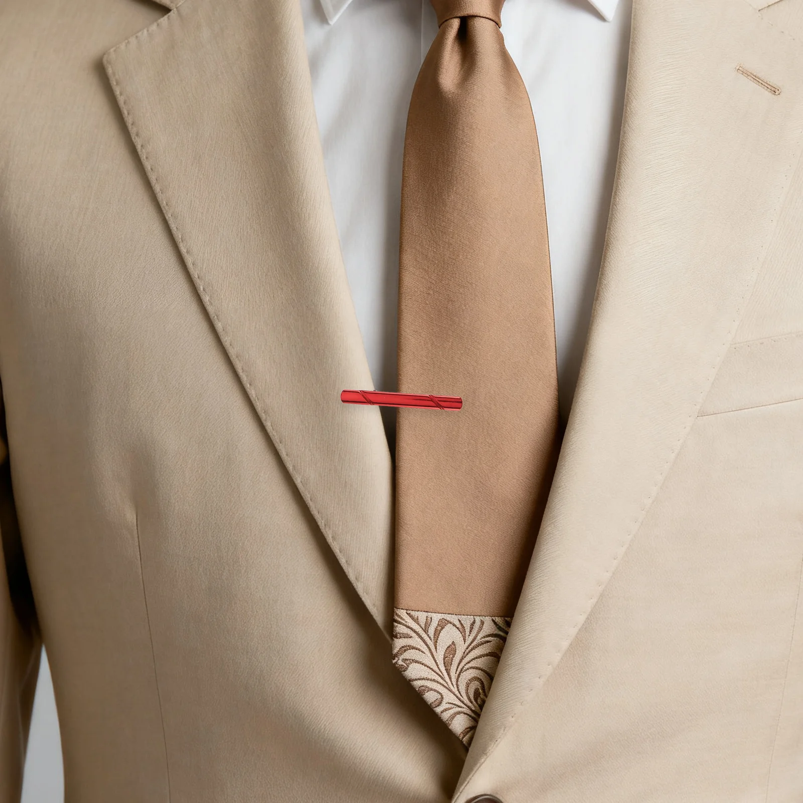 

6pcs Men Tie Clips Silver Blue Burgundy Gun Black Suit Accessories Business Wedding Formal Wear Diagonal Stripe