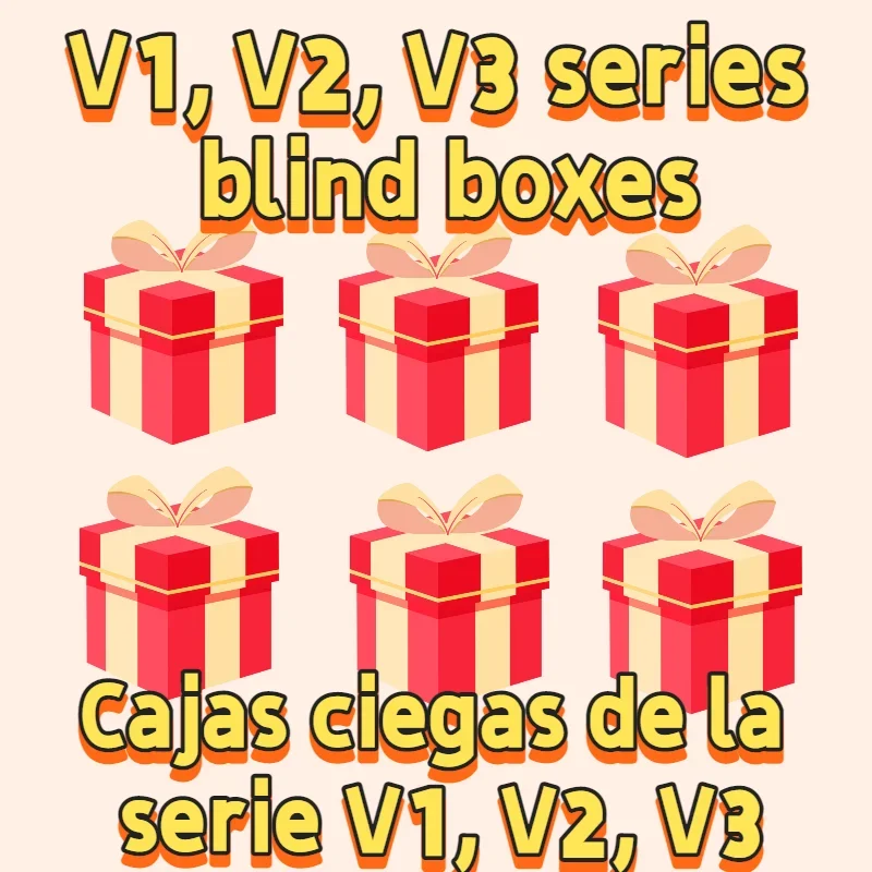 ~~Cute Figure KeyChain Pendant Doll Blind Box V3 paragraph Collect Handmade Custom Vinyl Contact Customer Service Birthday Gift