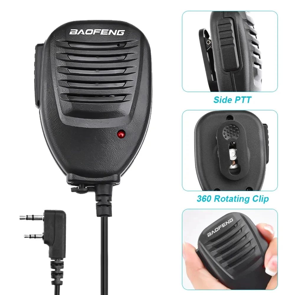 BaoFeng Wakie Talkie Accessories Car Charger Programming Cable UV-5R Holder Case Mic Earphone Headset For Walkie Talkie