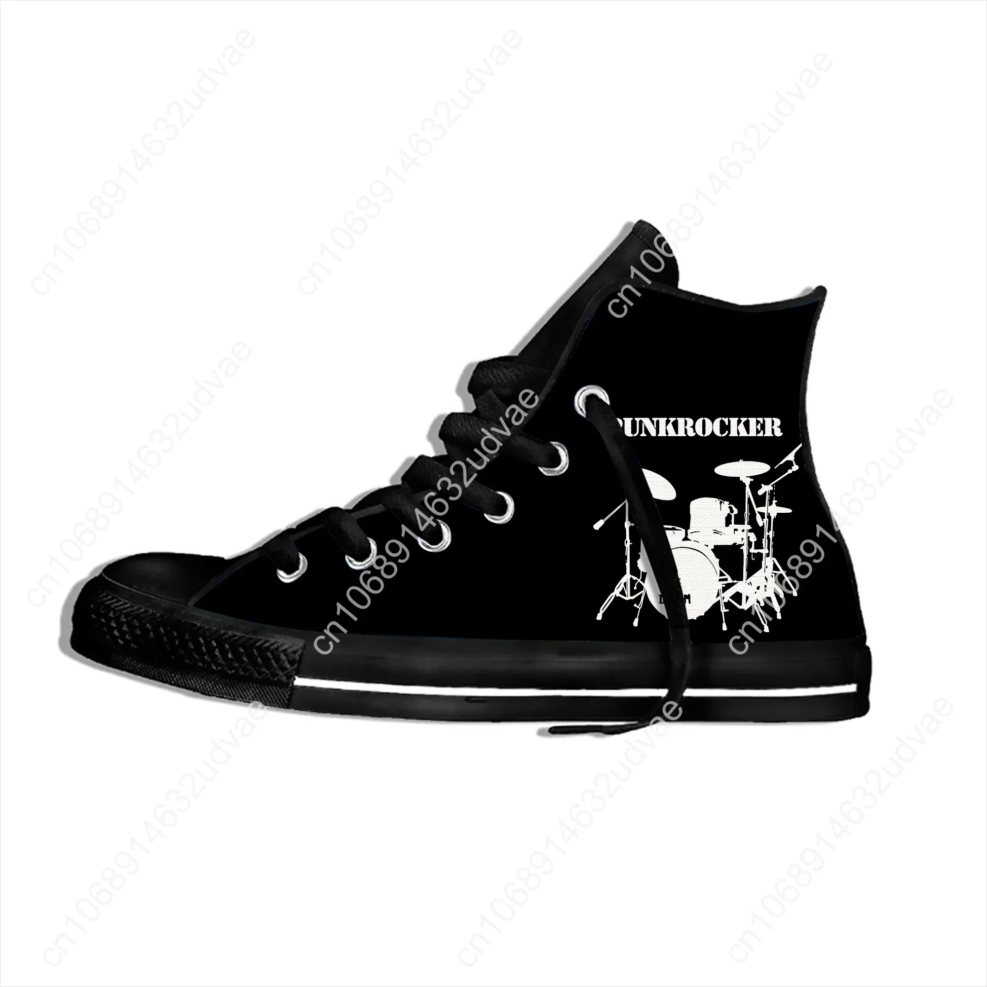 Quente legal jazz tambor kit chama rock roll música novidade design de alta qualidade sapatos de lona das mulheres dos homens tênis casuais clássico sapatos de tabuleiro