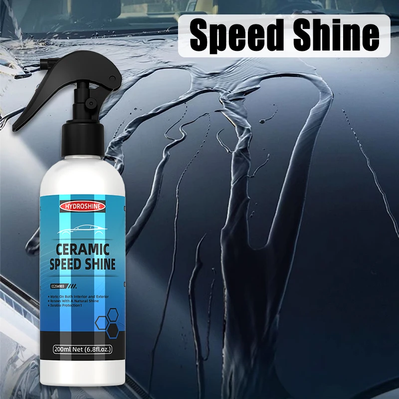 Hydroshine Ceramic Speed Shine - Strong Water-Repellent & Pearlescent Effect. Add Ceramic-Grade Protection & Gloss to Car Paint