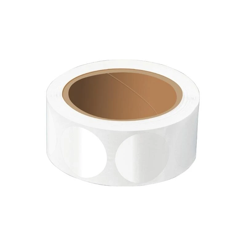  500Counts Round Sealing Sticker Clear PVC Seal Sticker Adhesive Wrapping Labels for Envelopes Mailing Packaging