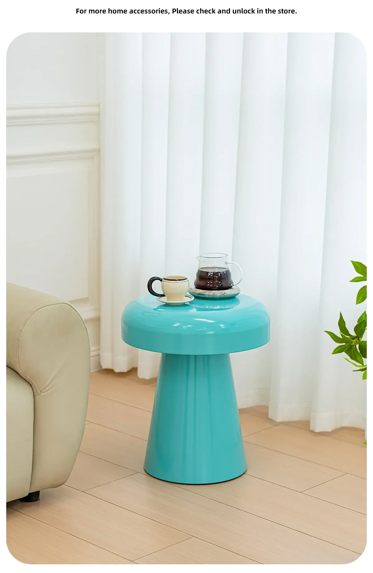 Nordic Simple Side Home Living Room Sofa Corner Table Coffee Modern Creative Small Round Table