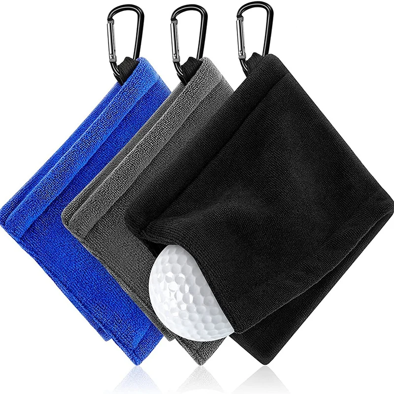 Microfiber Golf Ball Cleaning Towel with Hook Square Golf Ball and Club Cleaning Cloth Water Absorption Home Cleaning Towel - view 5