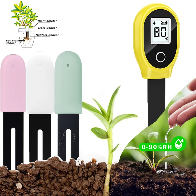 For Xiaomi Mijia HHCC Smart Flower Flora Monitor Garden Care Plant Grass Soil Water Fertility Tester Sensor Gardening Detector