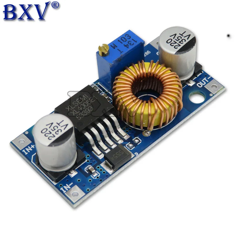DC-DC Adjustable Step-down XL4005 DSN5000 Beyond LM2596 5A 75W Power Supply Module Large Current Large Power