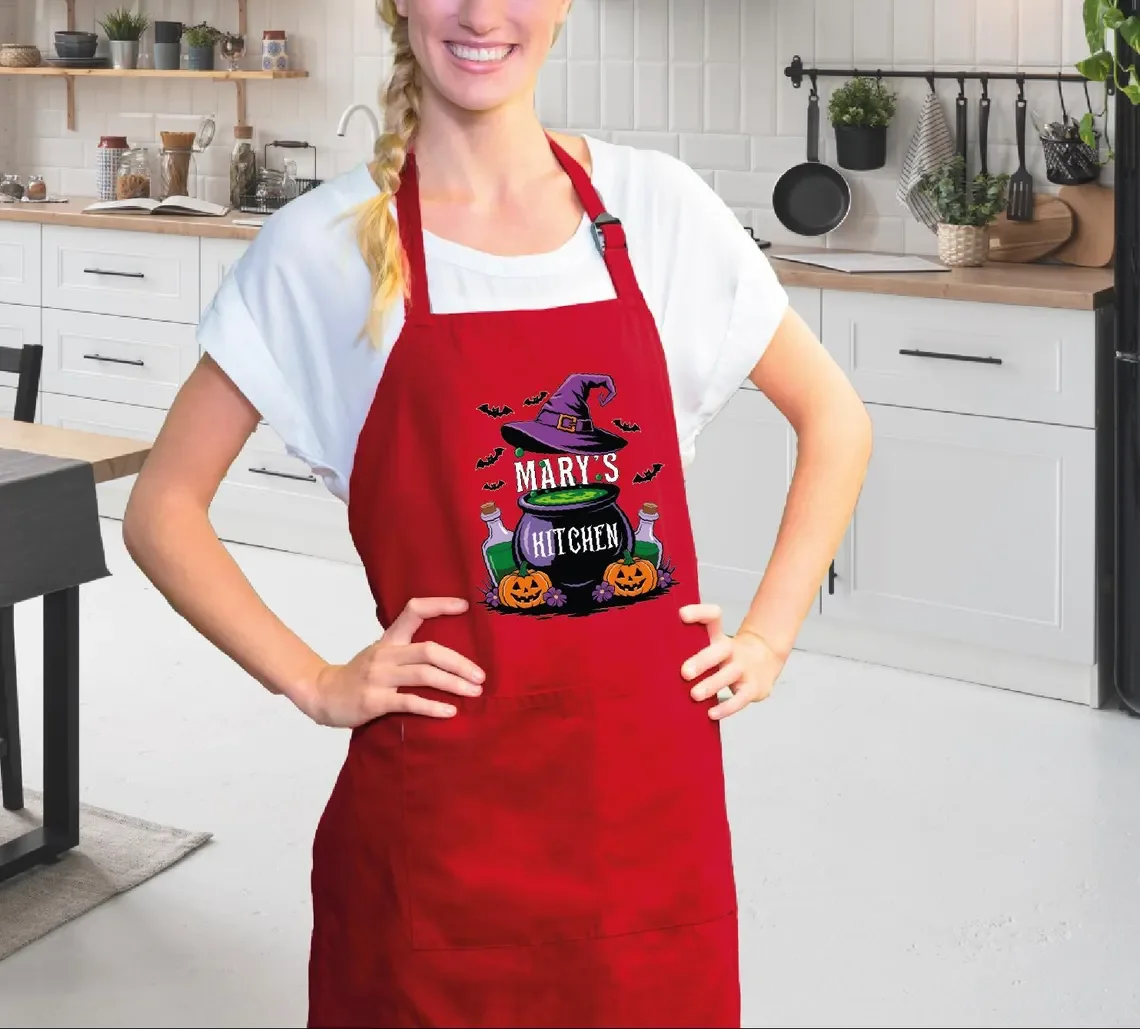 مريلة مطبخ مخصصة بتصميم الساحر - مراجعة Home Cooking Supplies وسعره