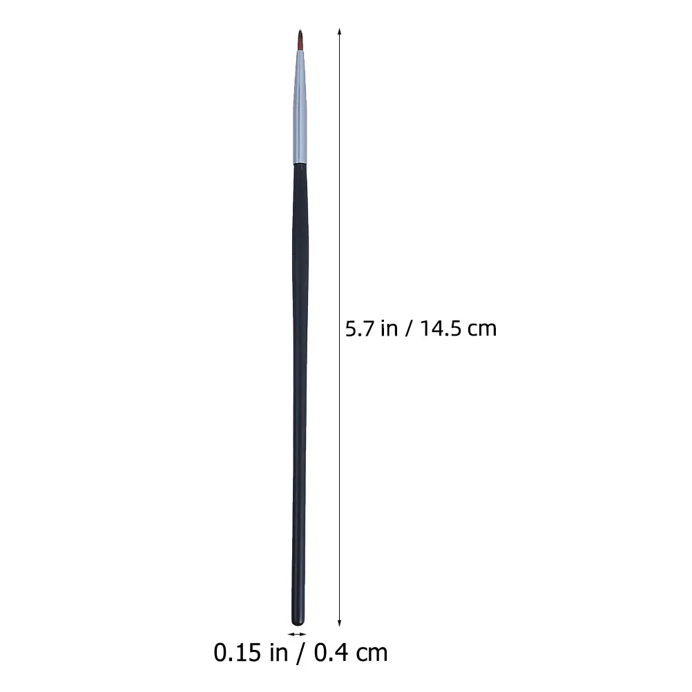 แปรงอายไลเนอร์ 5 ชิ้น หัวแปรงขนาดเล็ก นุ่ม ใช้ทาลิปสติก อายไลเนอร์ มาส์กปาก แปรงพกพา สำหรับมืออาชีพ