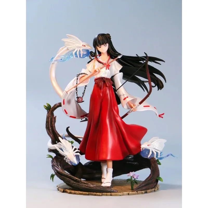 New Inuyasha Kikyo anime peripheral two-dimensional figures creative model ornaments personalized statue collection accessories