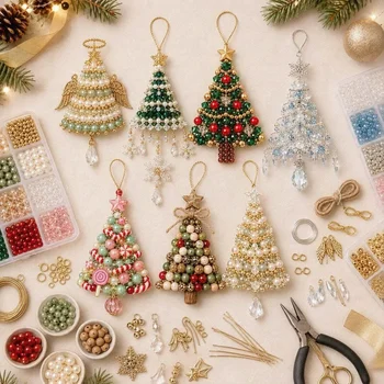 Beaded Christmas Tree Kit 1