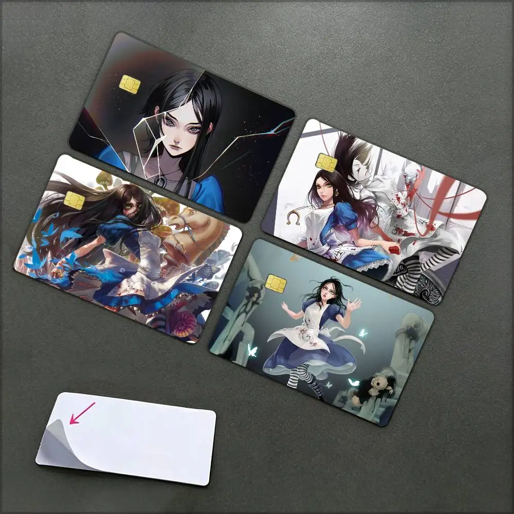 GAME Alice Madness Returns   Waterproof Film Skin Cover Credit Card Stickers Debit Front Bank Bus Pass