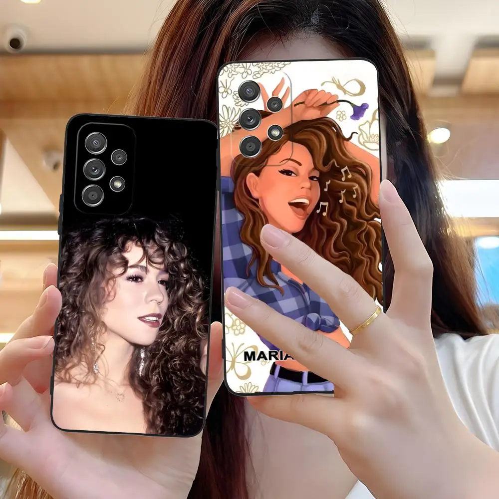

Mariah Carey Mobile Cell Phone Case for Samsung Galaxy A73 72 71 70 56 55 54 53 52 36 35 34 23 16 15 5G Colour Protective Pretty