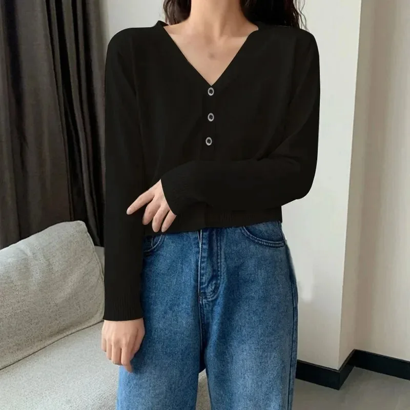 Thumbnail 4 - #18 Latest Cropped Knit Sweaters Offers