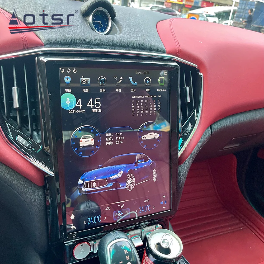 RHD LHD 8 core Qualcomm For Maserati Ghibli Android Radio 2013~2019 Car GPS Navigation Auto Stereo Multimedia Player Head Unit