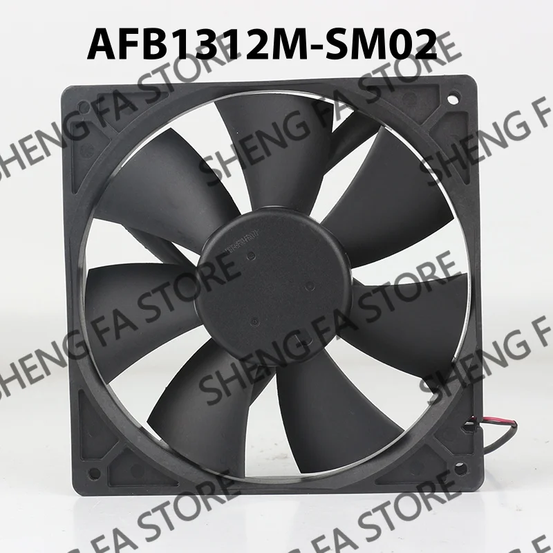AFB1312M-SM02 Cooling Fan Dual Ball Computer 2-wire Inverter Original Delta 24V 48V DC 12V 0.38A AC EC 13525 135X135X25MM 13.5CM