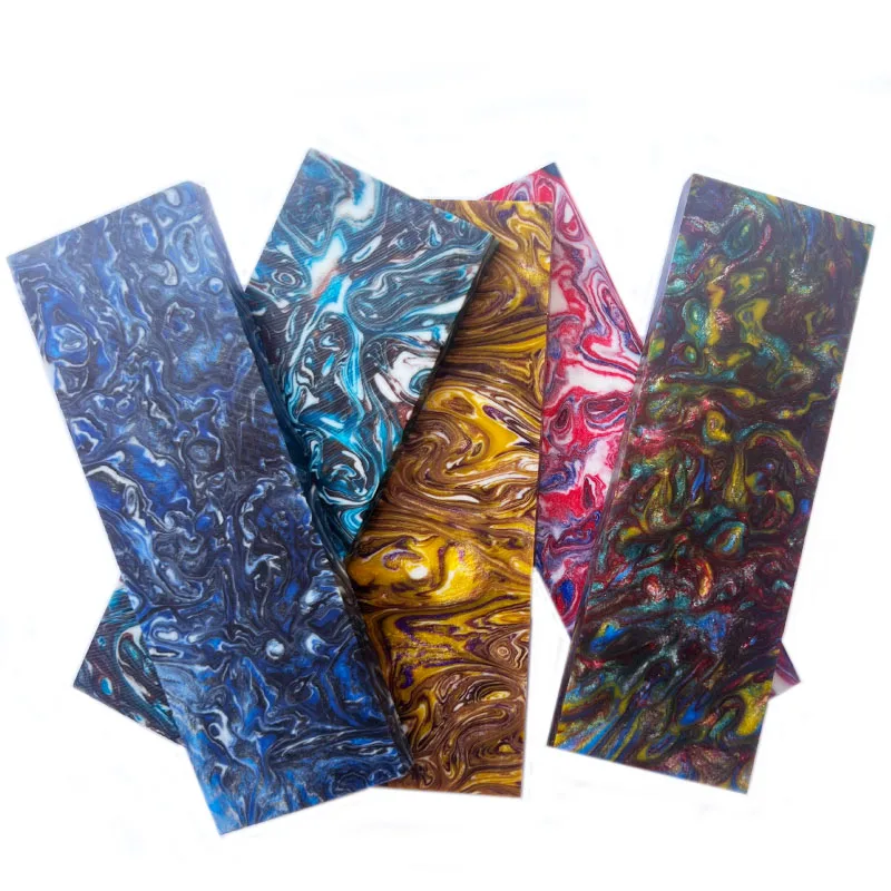 2pieces C-Tek Material for DIY Knife Handle Making Plate Resin Compound Material Slingshot Handle Material 120x40x30mm