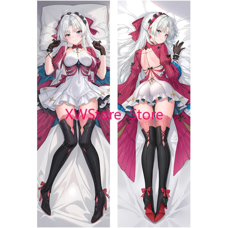 

2way Wuwa Carlotta Montelli Cosplay Wuthering Waves Dakimakura Body Pillow Cover Double-Side Print Bedding Hugging Pillowcase
