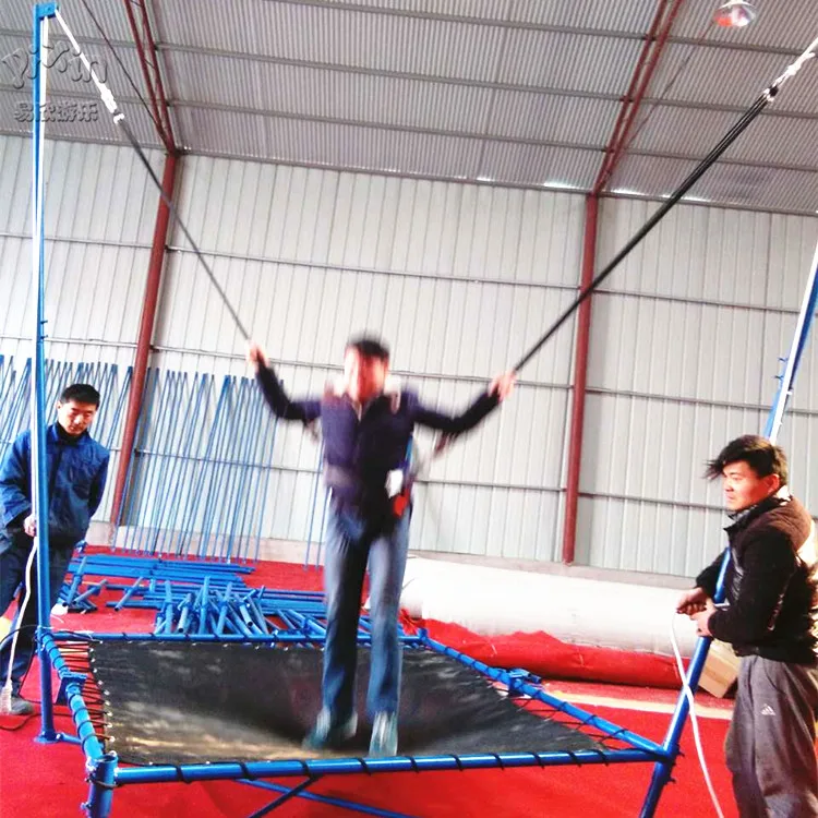 steel frame bungee jumping equipment for sale, theme amusement park bungee jumping for kids