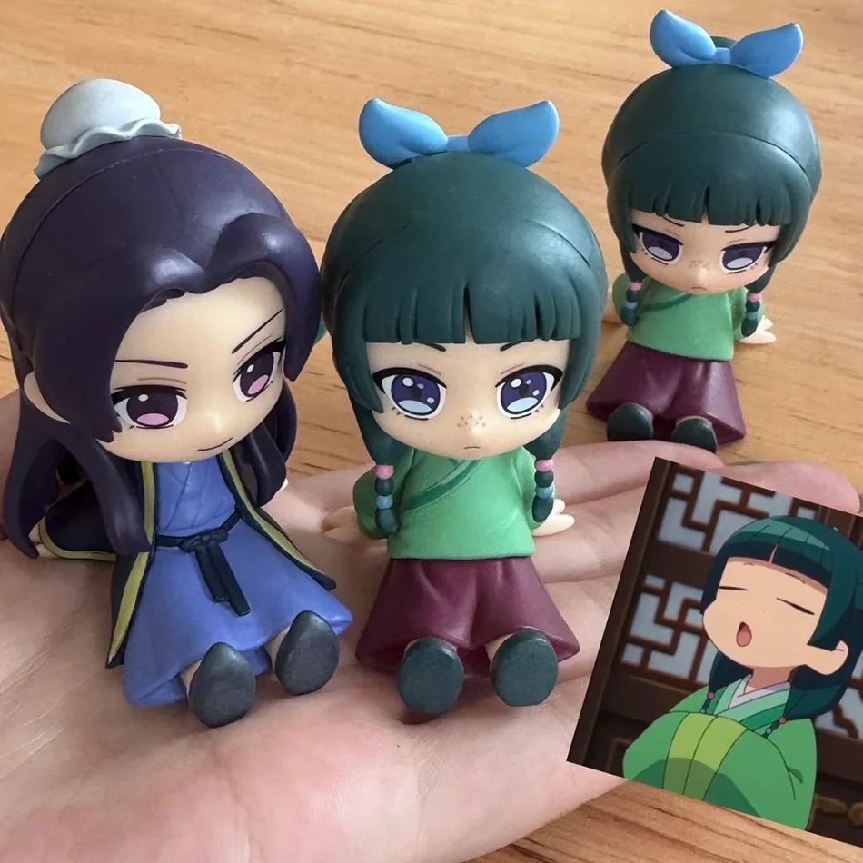 The Apothecary Diaries Anime Figure Modello in PVC MaoMao Tavolo Carino Bambini Action Figures Q Versione Giocattoli per il Regalo Raccogliere Figura