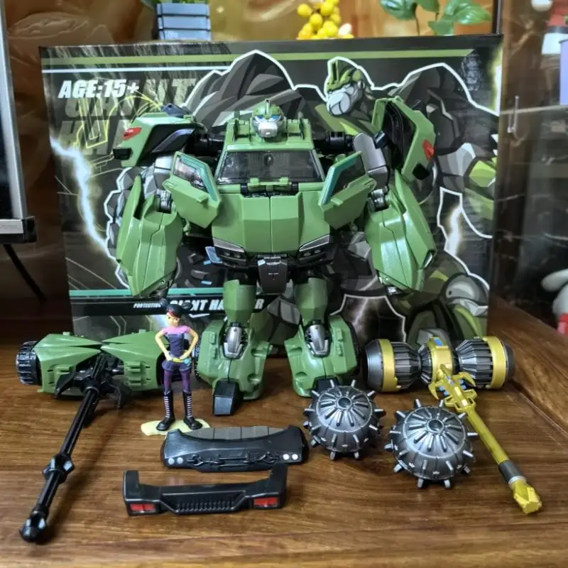 Op voorraad Transformatie Speelgoed Apc Apache Leader'S Primaire Kleur Giant Hammer Partitie Action Figure Model Collectie Kindercadeau