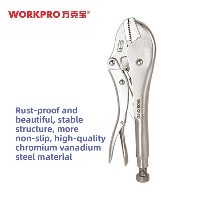 

WORKPRO 12" Straight Jaw Locking Pliers, Heavy-Duty Clamp with Quick Release, Industrial-Grip Locking Wrench, WP231055