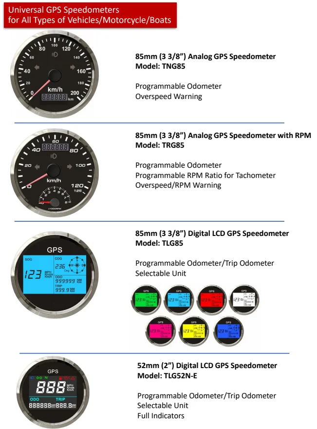 VIT Electronic 85MM Tachometer 338-815-015-032 TR85N