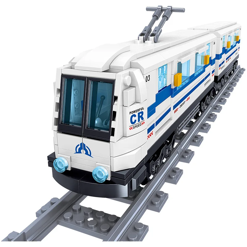 Technical Railway Building Block City Vehicle High Speed Subway Brick Metro Steam Educational Toy Stem Figures For Kids Gifts