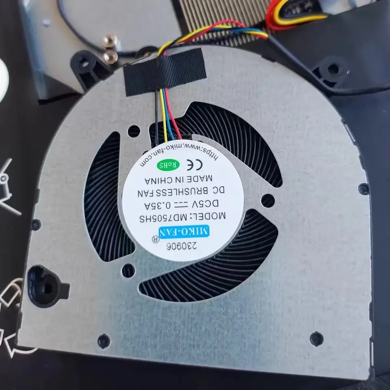 CHEN Original model FOR BF07505H05FP, a domestic MD7505HS type notebook fan with built-in cooling function~~