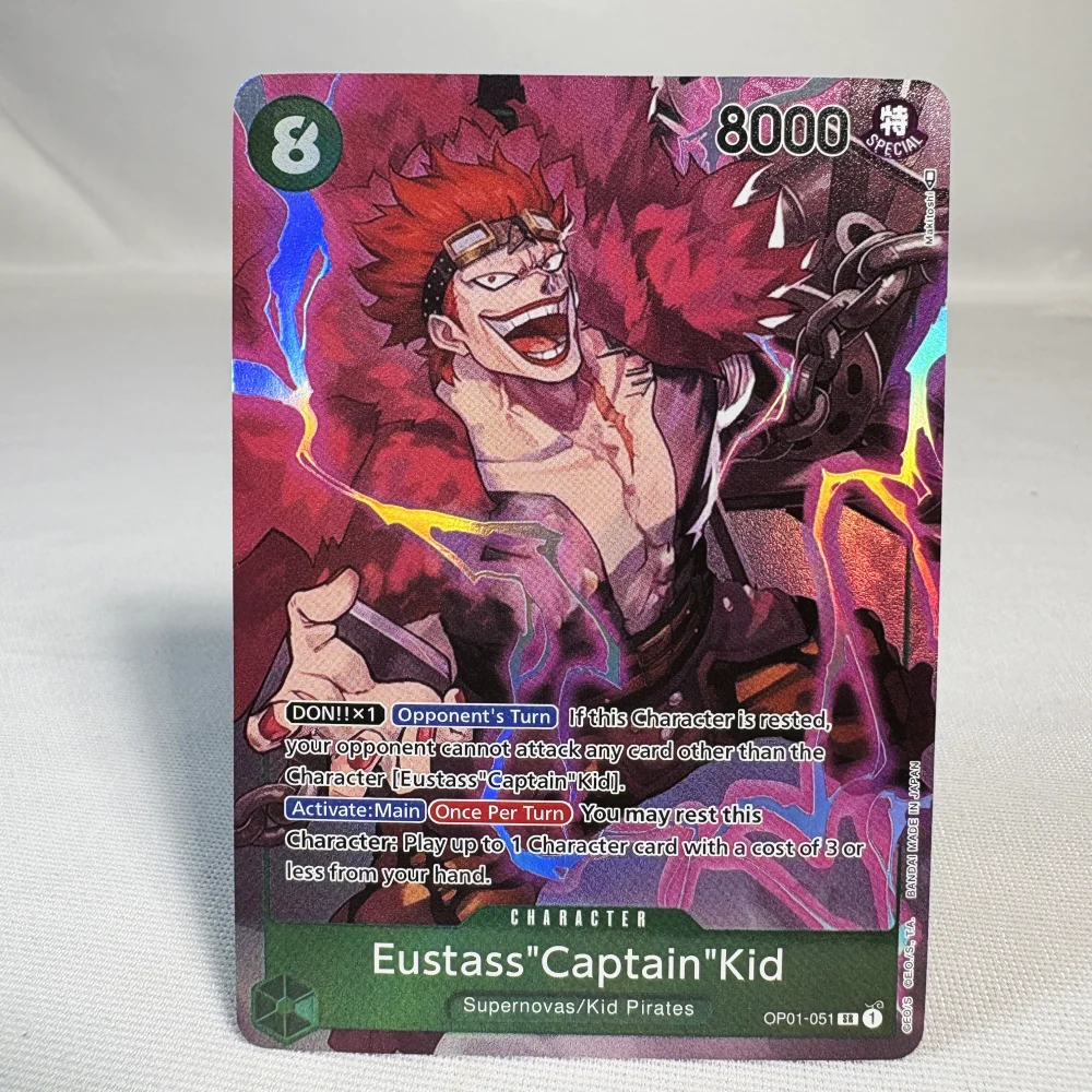 63x88mm One Piece Anime Proxy Card Donquixote Doflamingo&Issho&Basil Hawkins OPCG English Version Toys Gift SR Collection Card