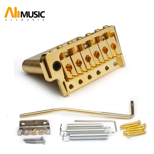 Puente trémolo mecanizado CNC de precisión estilo PRS, 52,5mm, latón macizo completo, puente trémolo para guitarra eléctrica de 6 tornillos