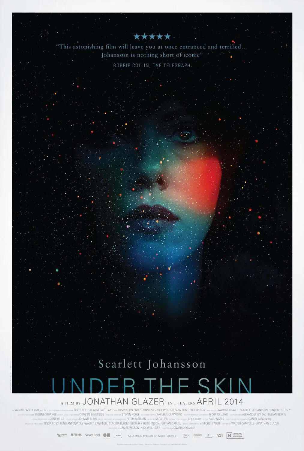 Under The Skin Movie Art Film Print Silk Poster Home Wall Decor 24x36inch