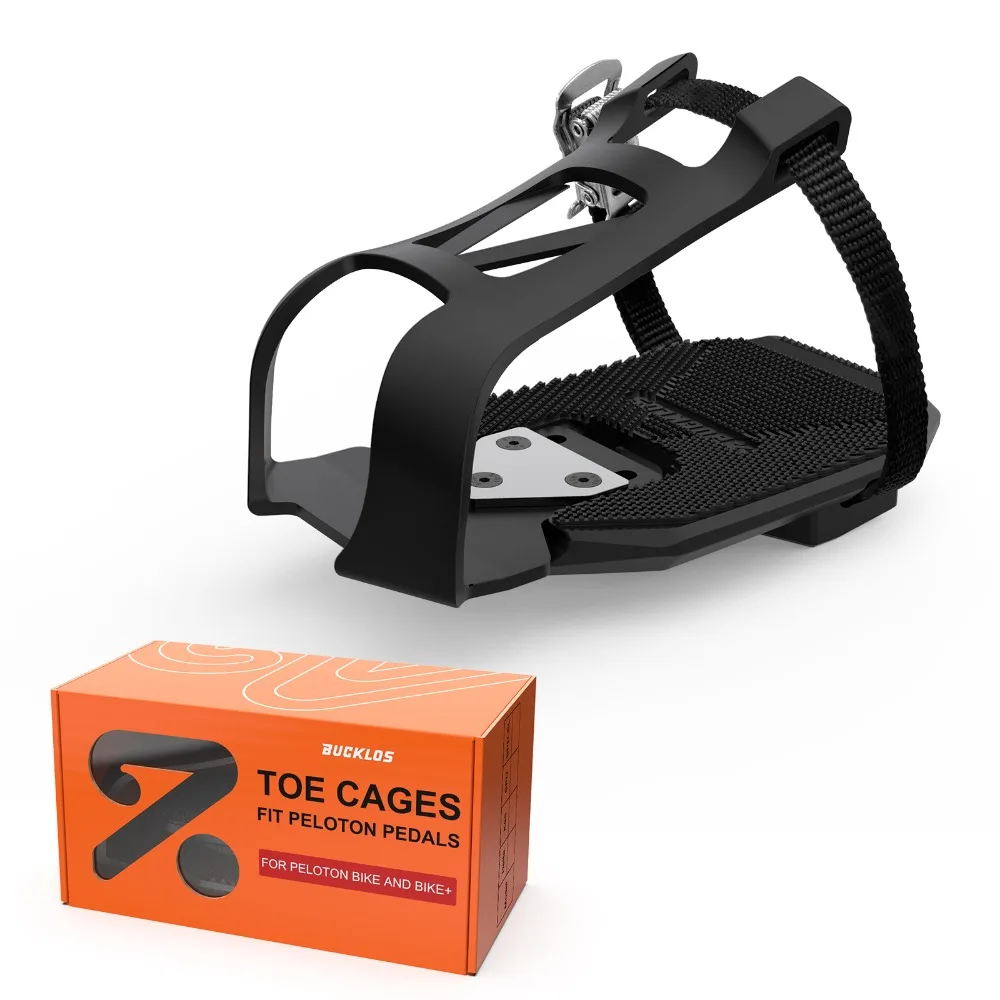 BUCKLOS Fahrradpedale ohne Lochsystem, kompatibel mit LOOK Delta Cleats, Indoor-Rennradpedale für Alltags-Sneaker